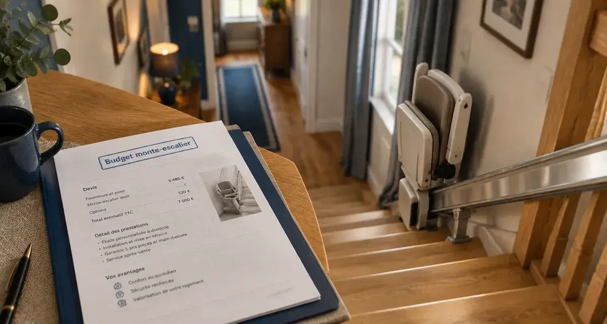 Monte-escalier ou ascenseur privatif : quel budget pour rester chez soi en sécurité ?