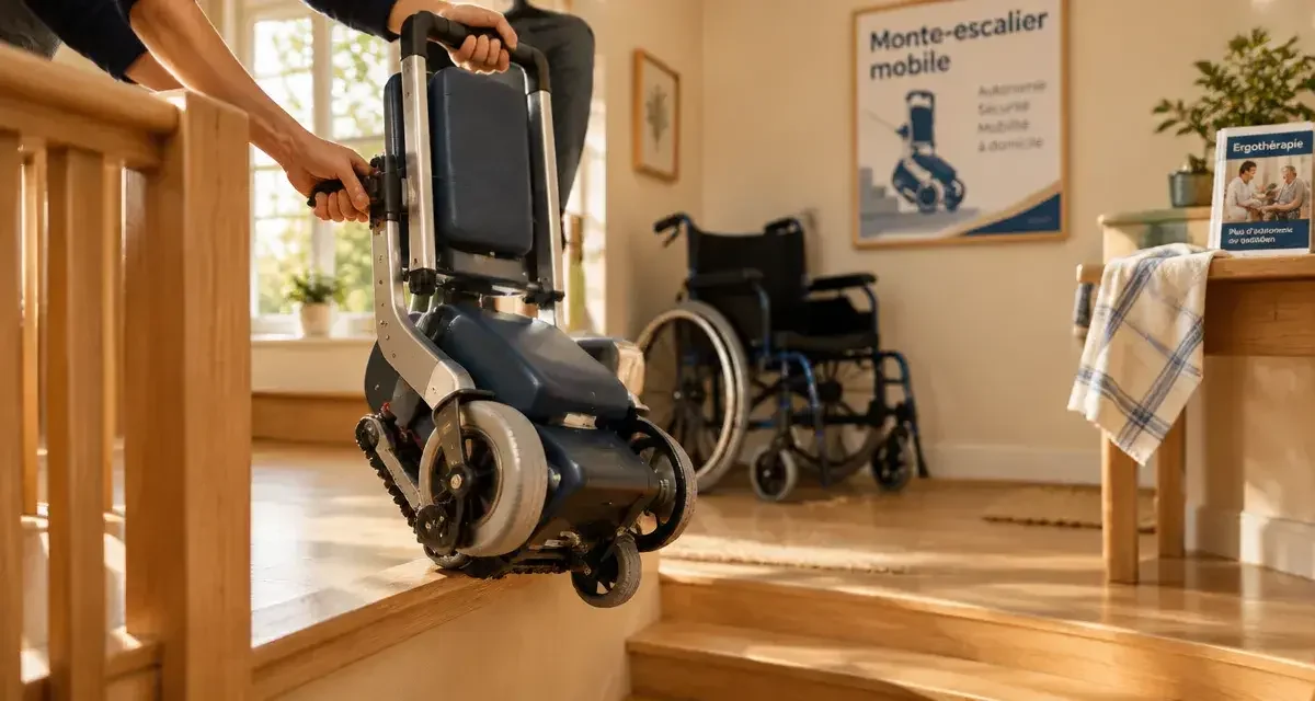Monte-escalier mobile : une solution sans travaux pour sécuriser vos déplacements