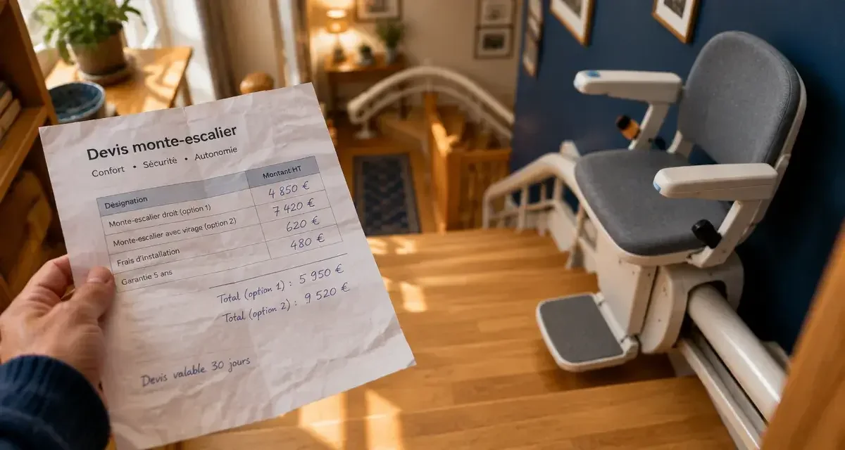 Monte-escalier : quel budget prévoir et comment optimiser votre investissement ?