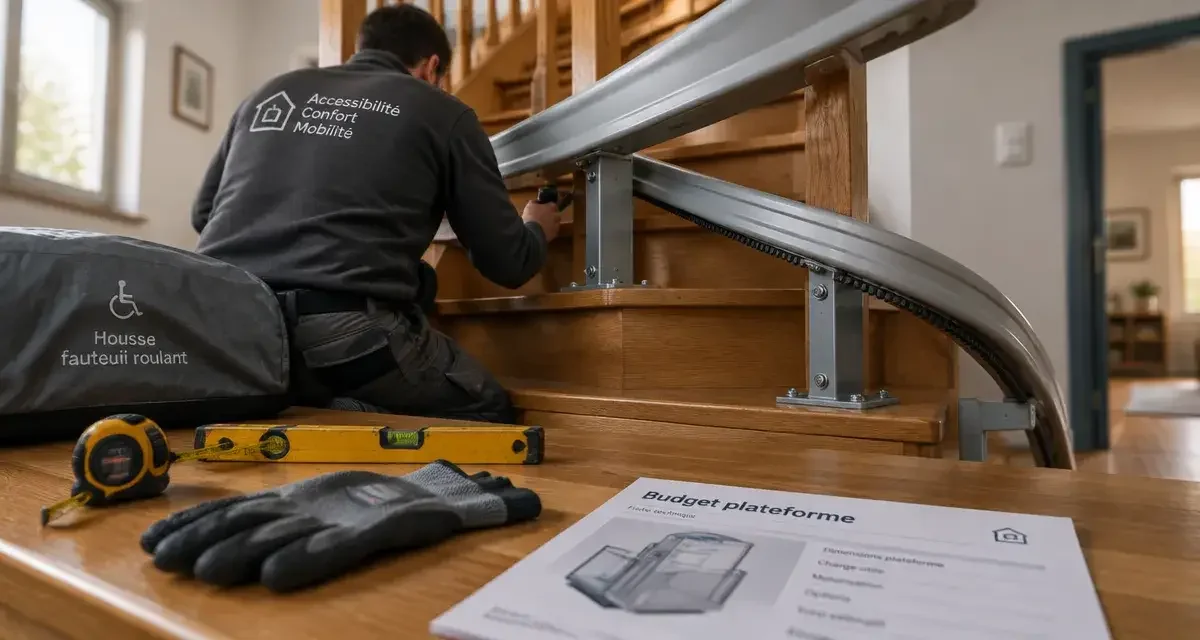 Plateforme monte-escalier : de 3 000 € à 20 000 €, comment anticiper le coût réel ?
