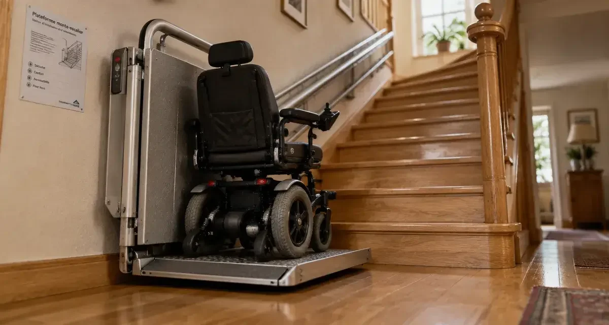 Plateforme monte-escalier : comment choisir le bon modèle pour votre autonomie